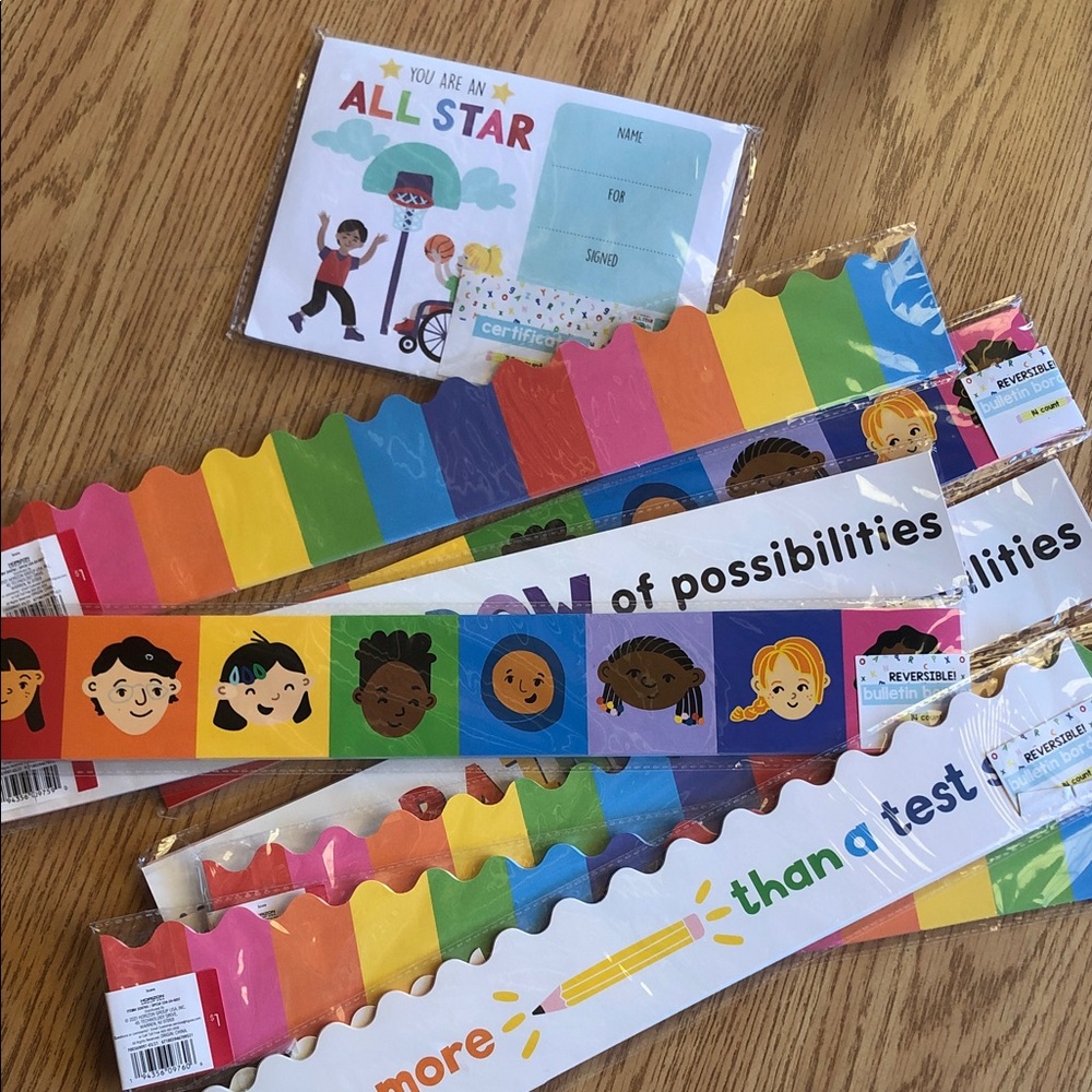 Classroom Boarders and all star certificates